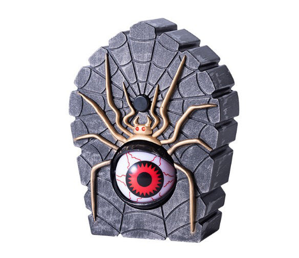 One-eyed Spider Doorbell For Halloween - Fire Wand store