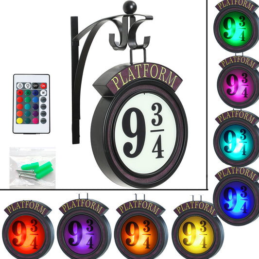 Platform Hogwarts 9 3/4 3D Lamp
