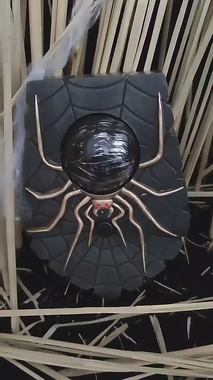 One-eyed Spider Doorbell For Halloween